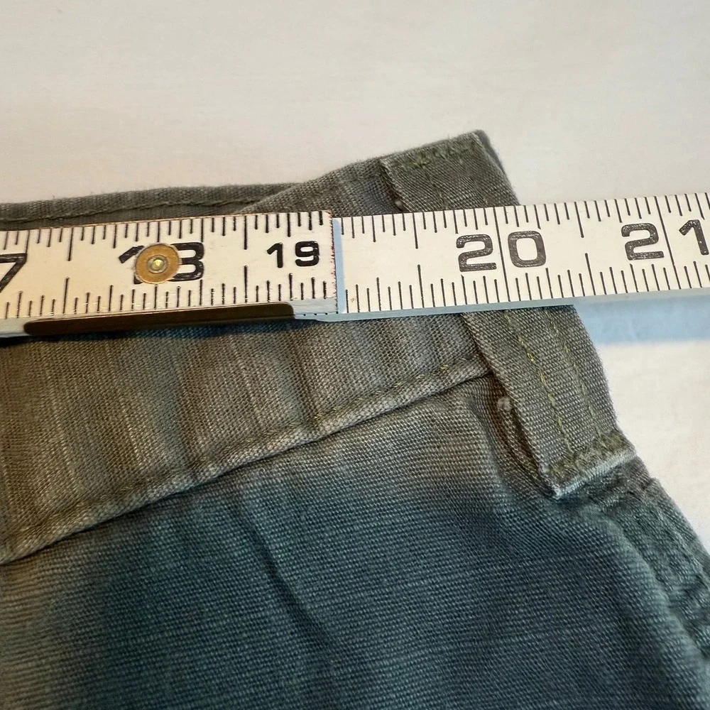 Vintage Carhartt Men Ripstop Shorts‎ Green Gorpcore Workwear Utility 42 Outdoor